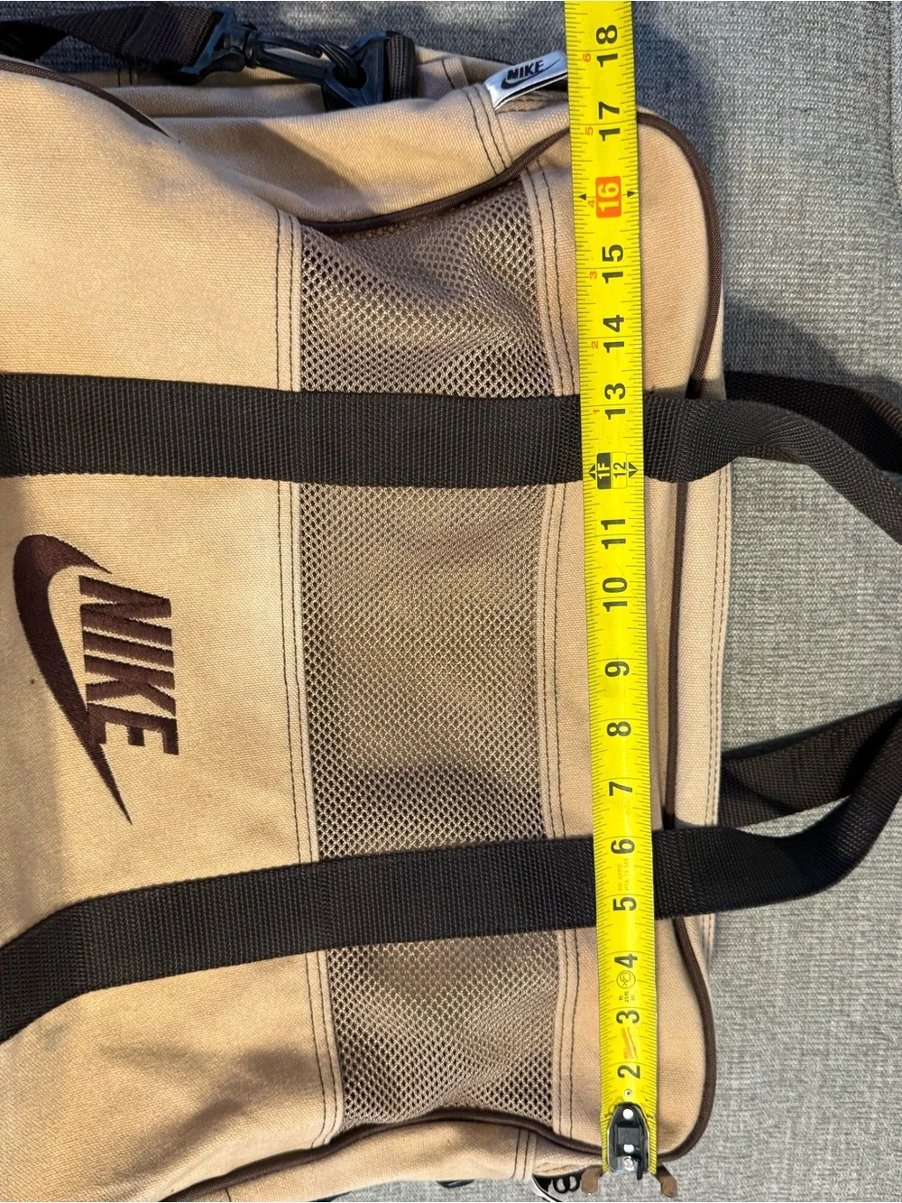 Vintage Nike Duffle Bag Gym Travel 90s